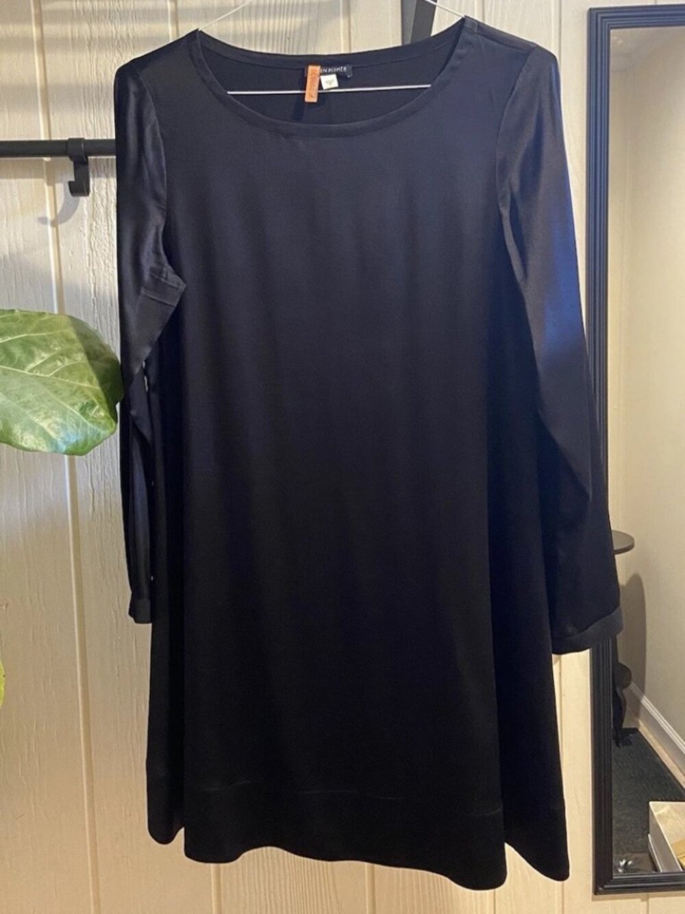 Eileen Fisher 100% Silk Babydoll Dress Women’s Small  alltheshoes